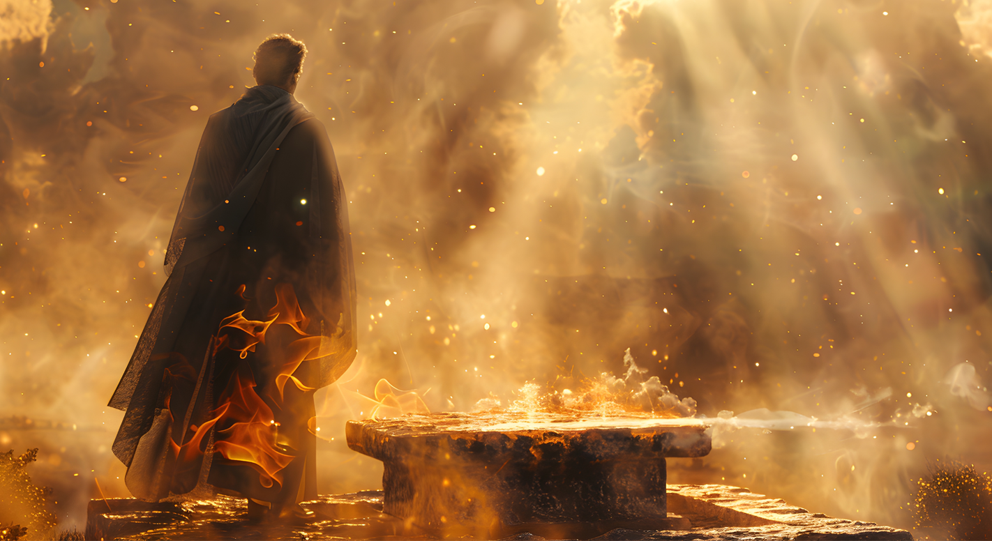 #242 Aarón ofrece sacrificio por sí mismo antes que por el pueblo